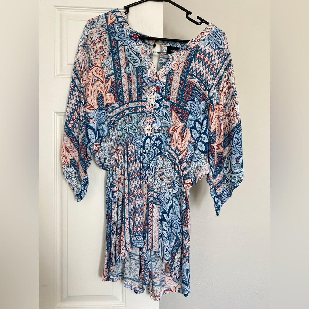 MINKPINK Floral Paisley Romper